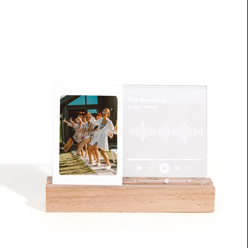 후지 즉석 사진 촬영 세트, 미니 사진, 투명 발광 사진 프레임, 3 in 1