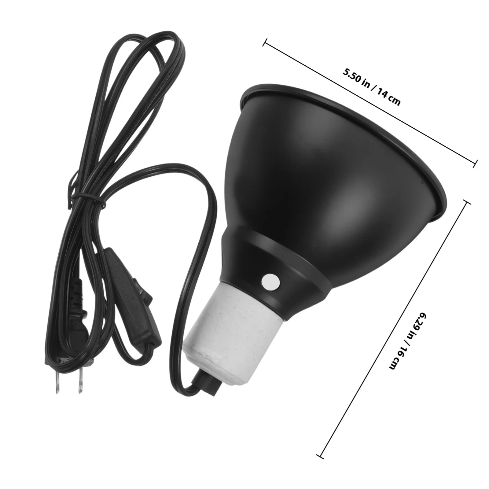 تركيبات مصابيح التدفئة تشمس مصباح على شكل قبة للتنين الملتحي السلاحف السحلية الزواحف غطاء المصباح الحراري لمبات الزواحف مرابي #2