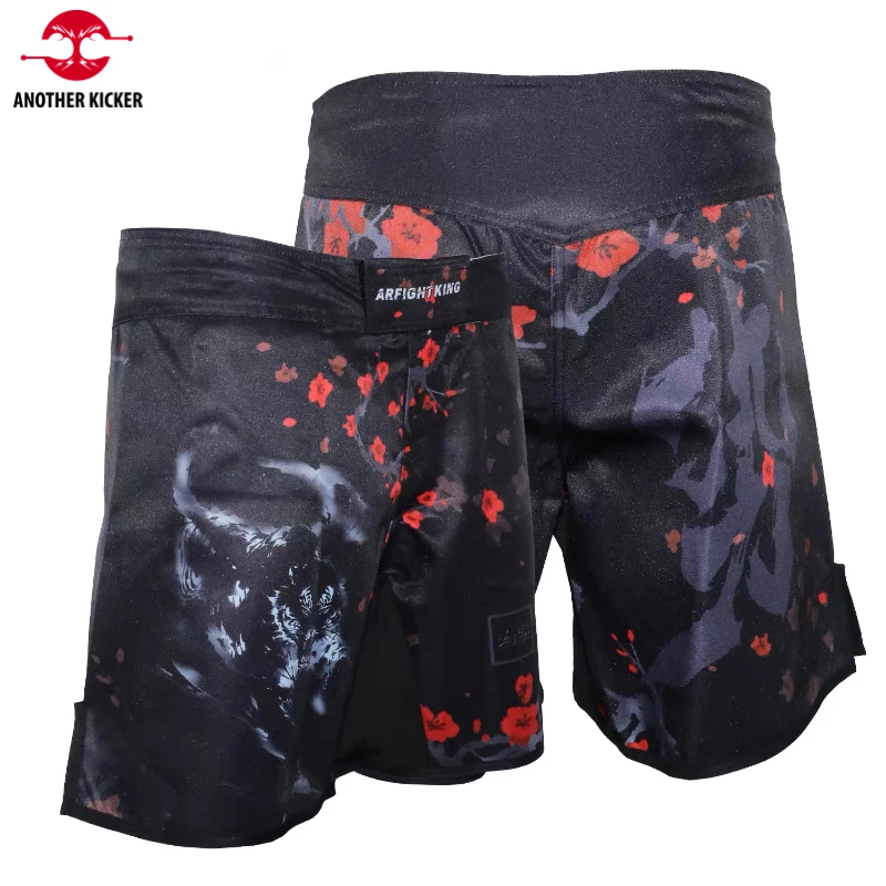 

MMA Pants Combat Boxing Shorts for Men Fitness Gym Sports Jiu-Jitsu Kickboxing Muay Thai Shorts Crossfit BJJ Fight Wear Tiger