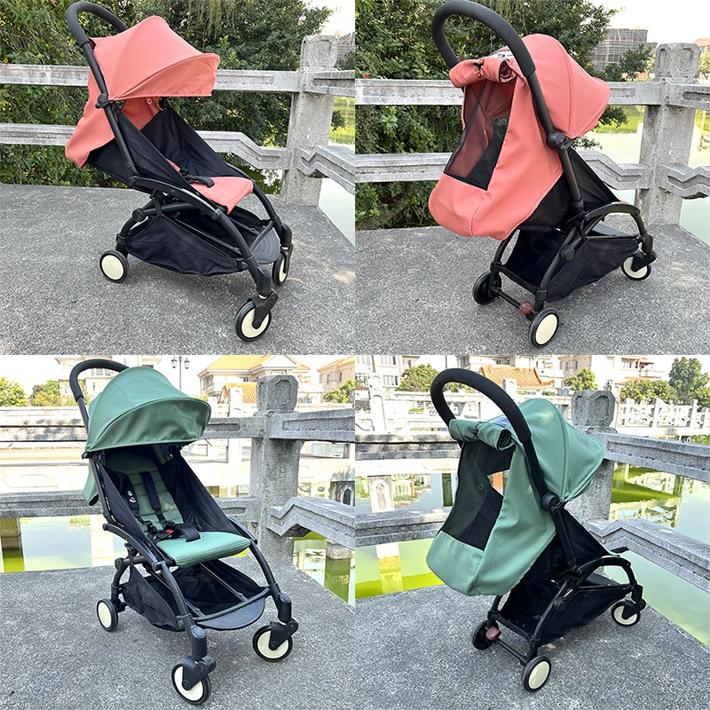 4 Stück/Set Kinderwagenzubehör 175 ° Sonnenschutz- und Sitzkissen-Sets passend für Yoyo Yoyo2 Yoyo3 Yoya wasserdichter UV-Schutz – Detail 14