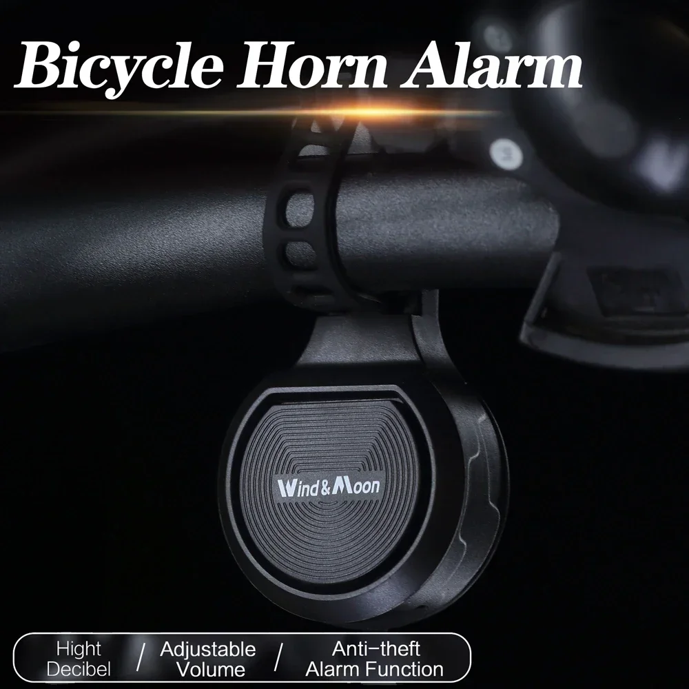 Bicycle alarm electric bell portable USB charging safety electric mountain bike horn alarm loud bell Cycling bicycle accessories