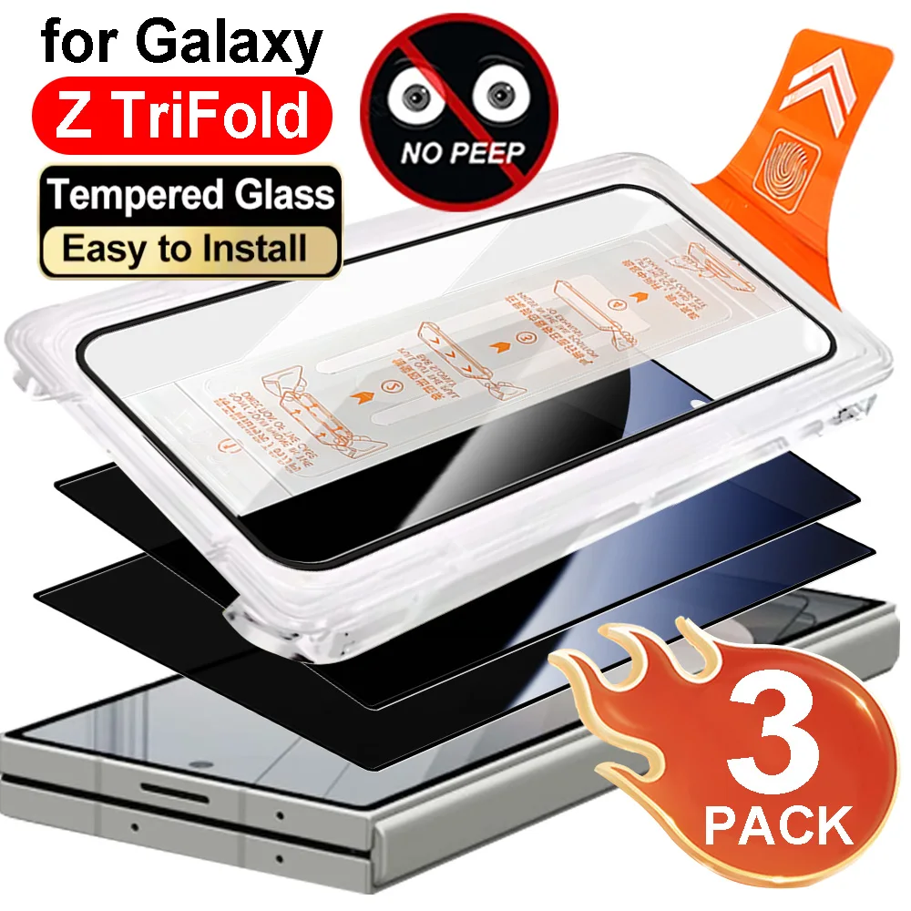 

Простая установка, закаленное стекло для Samsung Galaxy Z TriFold HD, защитная пленка от царапин для Galaxy Z TriFold