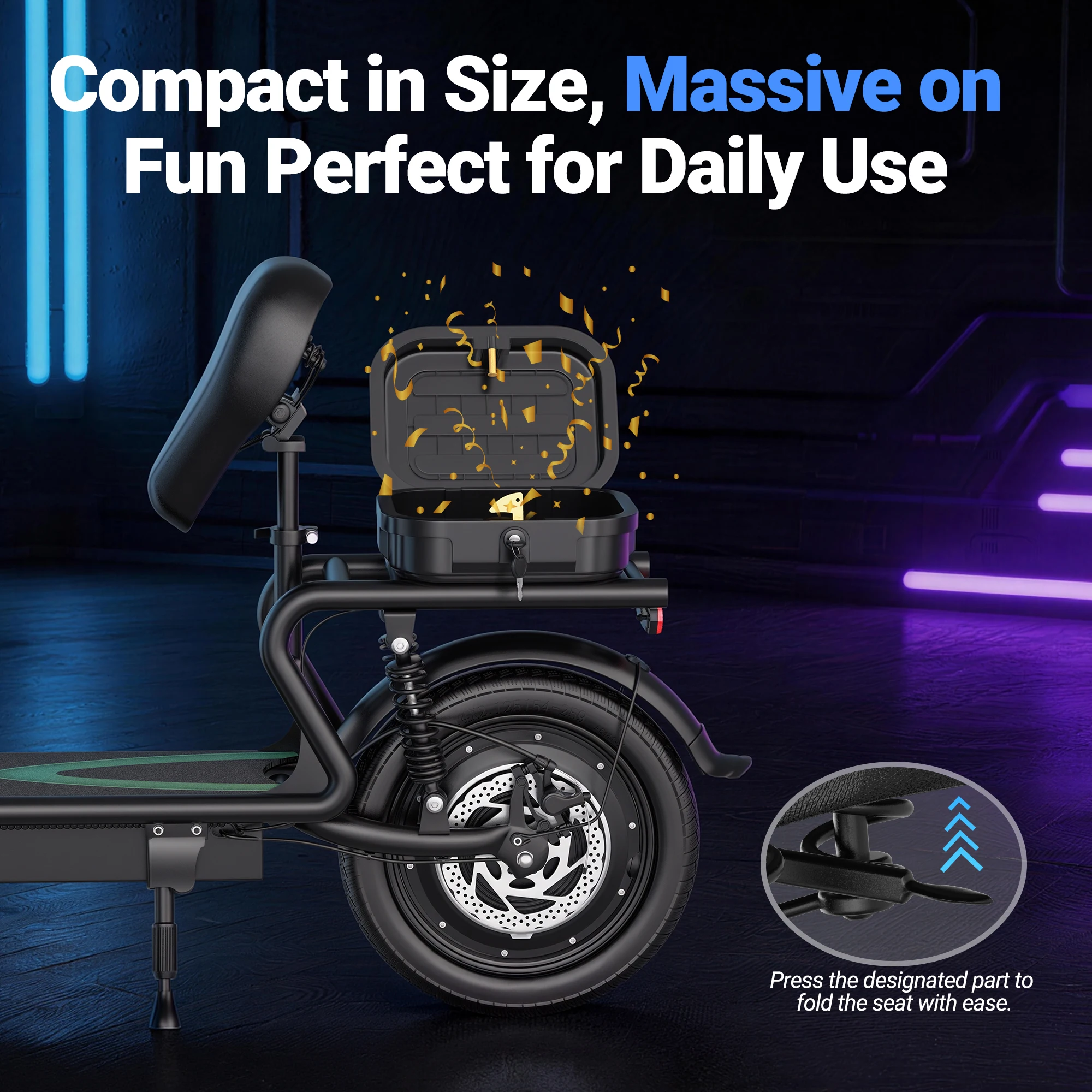 Upgrade 2026 ESBS/TX01 Leistungsstarker Elektroroller 25/45KM Super Reichweite 8,5"/14" Klapproller Schnelle Lieferung Smart E-Scooter – Detail 11