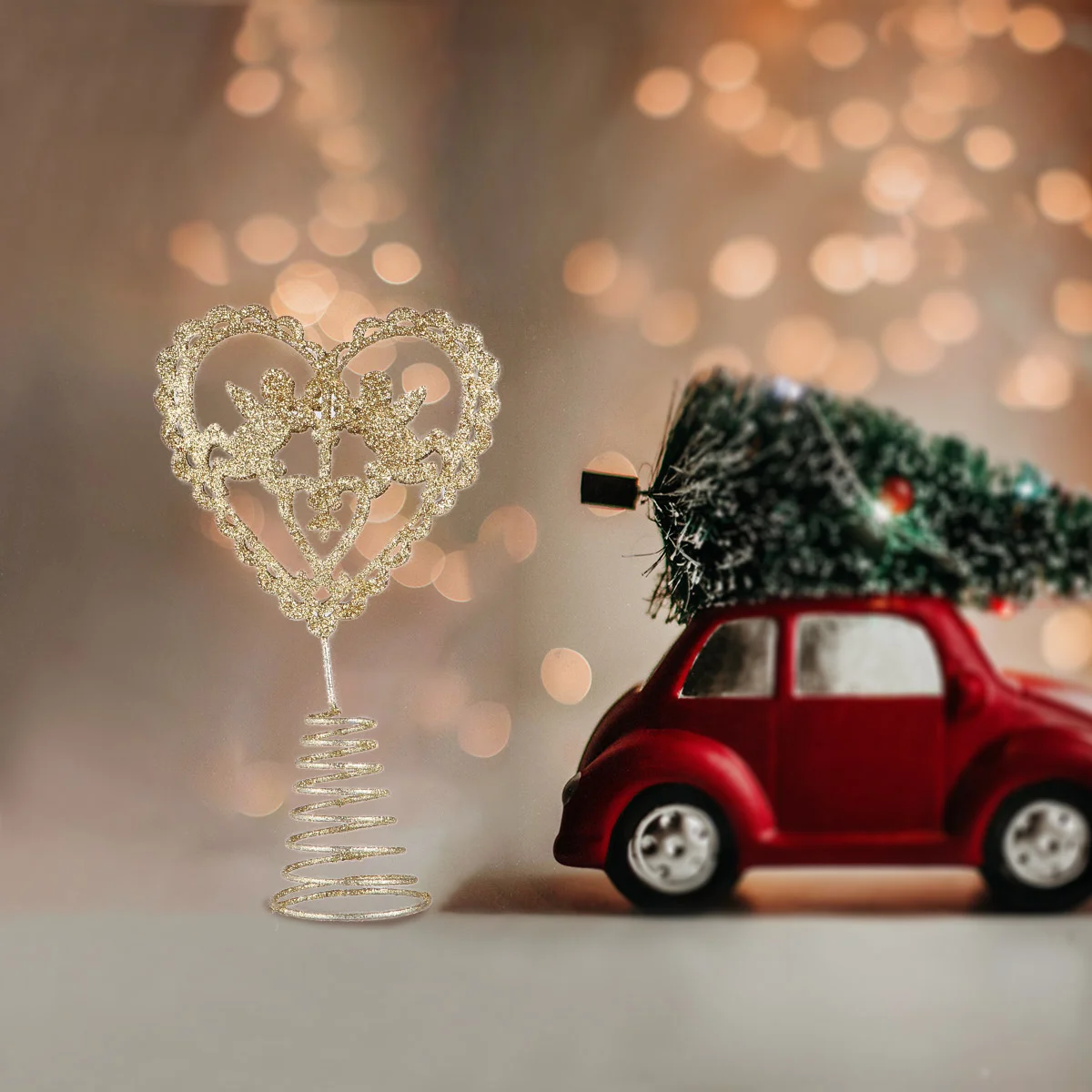 

Christmas Tree Decoration Top Star Ornaments for Decorations Topper Iron Festival Treetop Cake