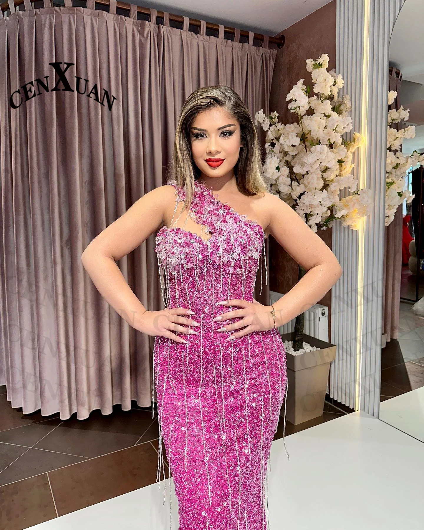 The Perfect Engagement Dress for the Modern Woman: Why This One-Shoulder  Sequin Design Works Beyond Expectations