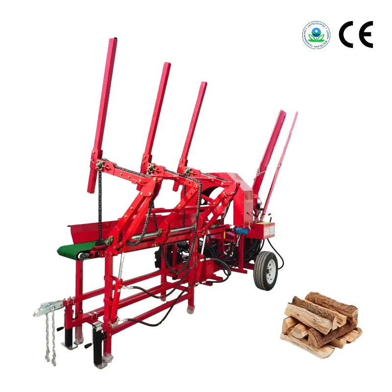 Customized New Automatic Tree Harvesting Machine Firewood Processor Log Splitter For Forestry And Farm Use
