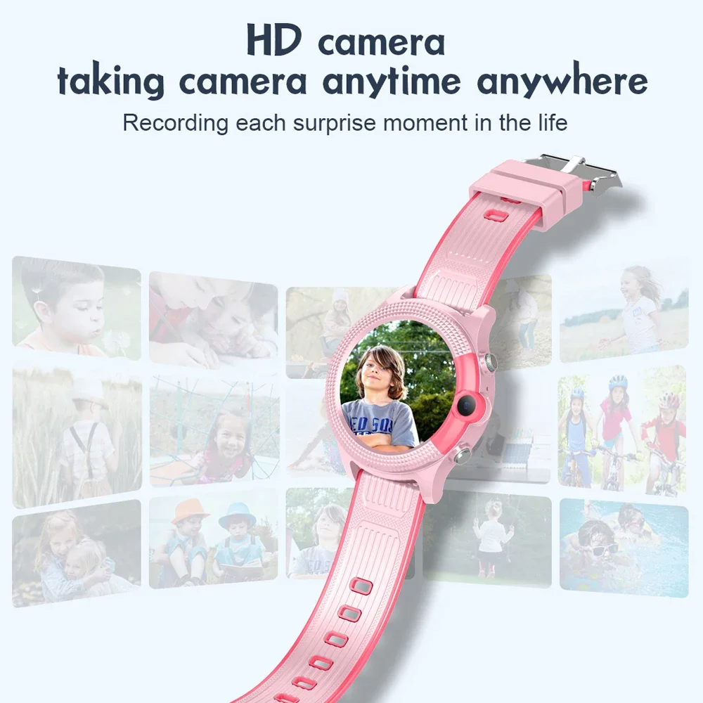 Nieuwe kindersport waterdichte smartphone-horloge High Definition videogesprek met op locatie gebaseerd smartwatch