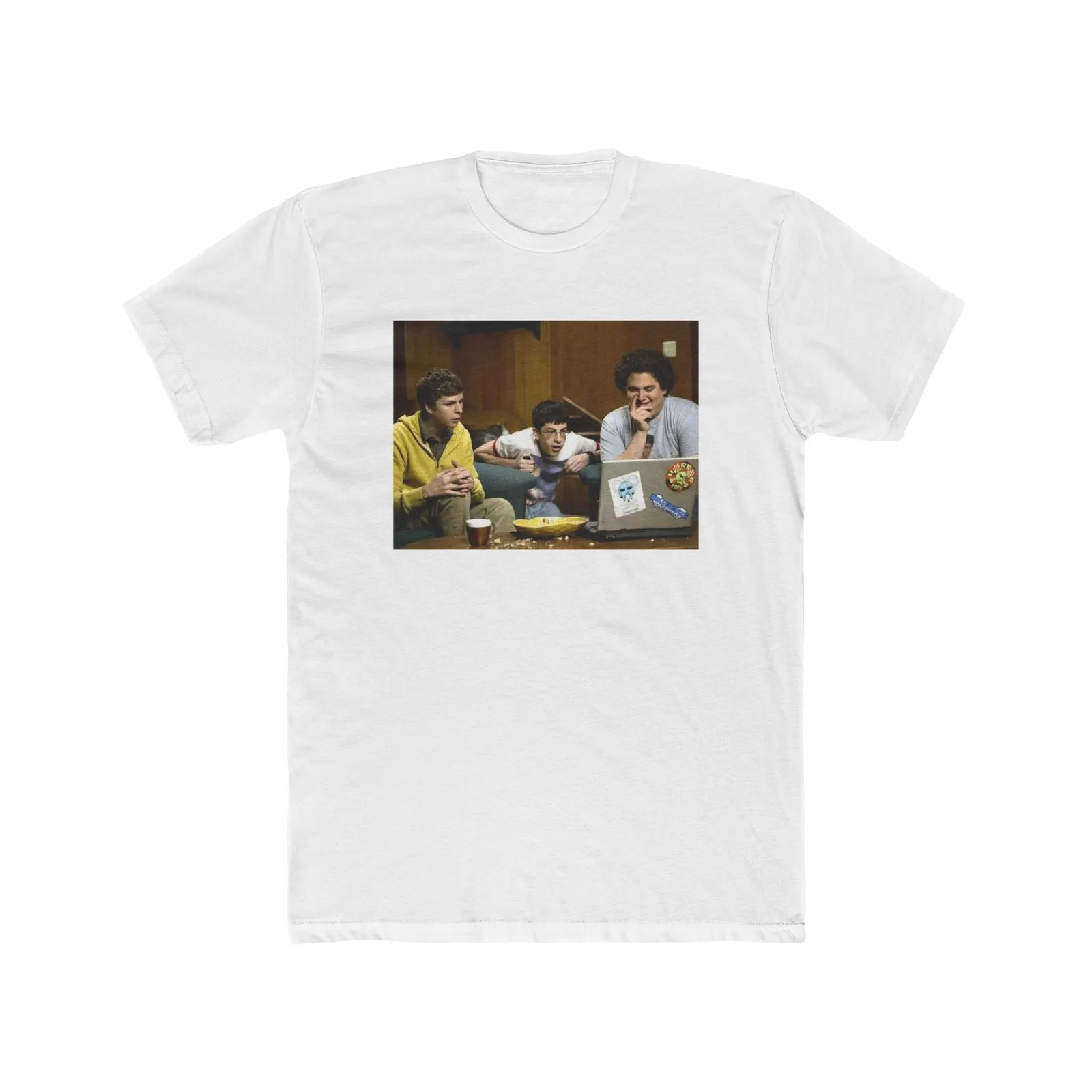 Superbad vintage shirt Rogan funny retro comedy California Men's Cotton Crew Tee