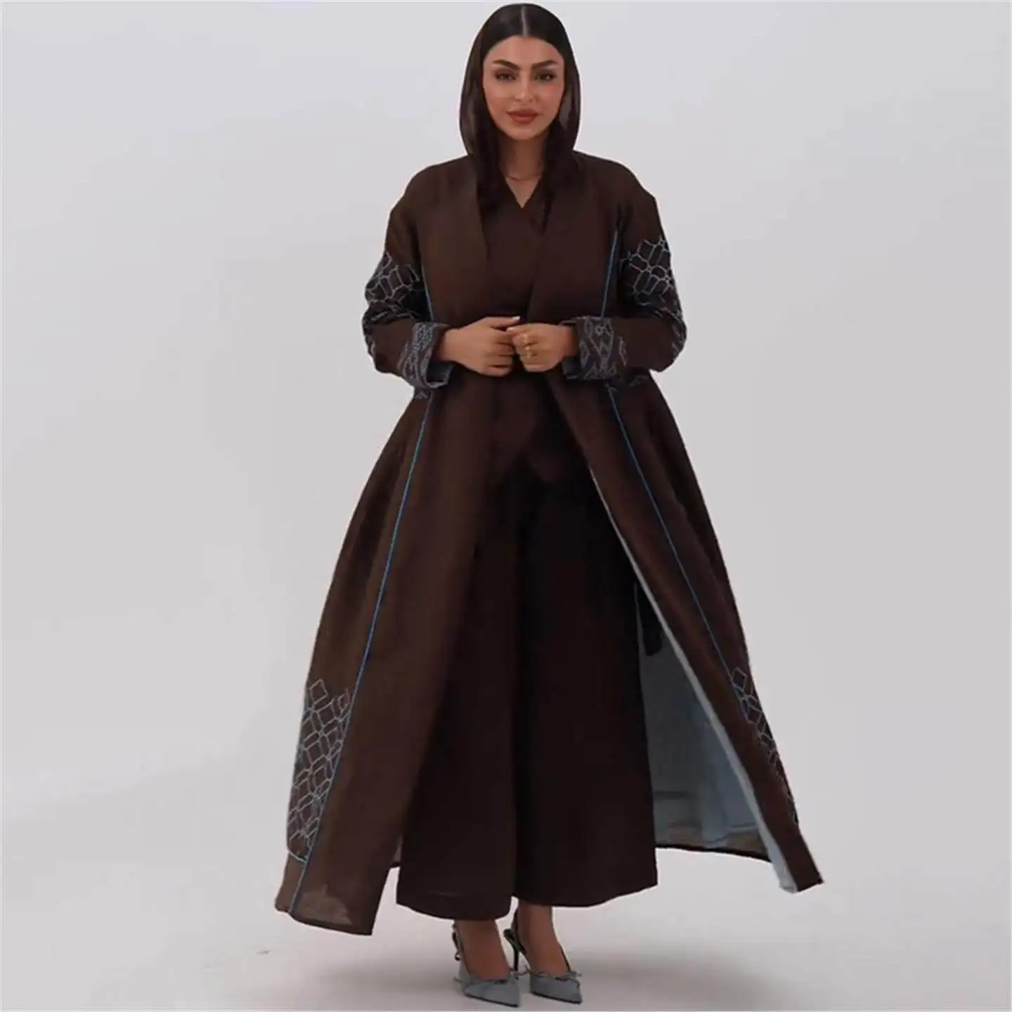 

Summer 2025 Loose Long Sve Color Blo Women's Dr European Sle Thin PU Material Regular Length Windbreaker Outerwear