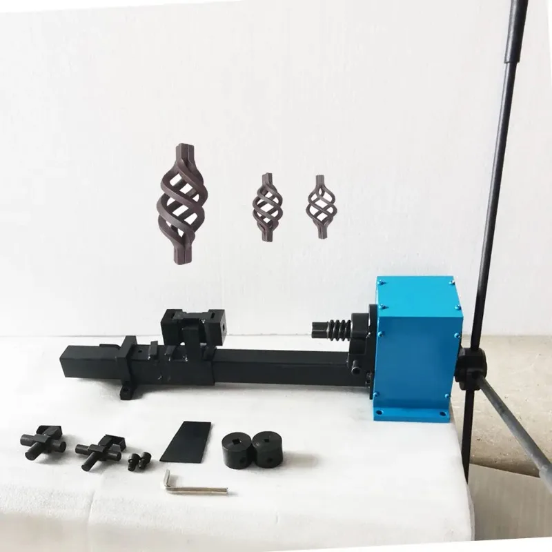 Iron Manual Basket Making Machine 4 Square Steel Twisting Machine