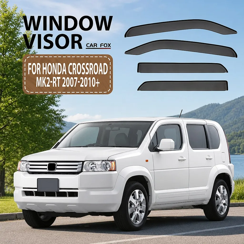 

For Honda Crossroad 2007-2010 Car Window Visor Rain Sun Shade Side Windshield Awning Auto Accessories