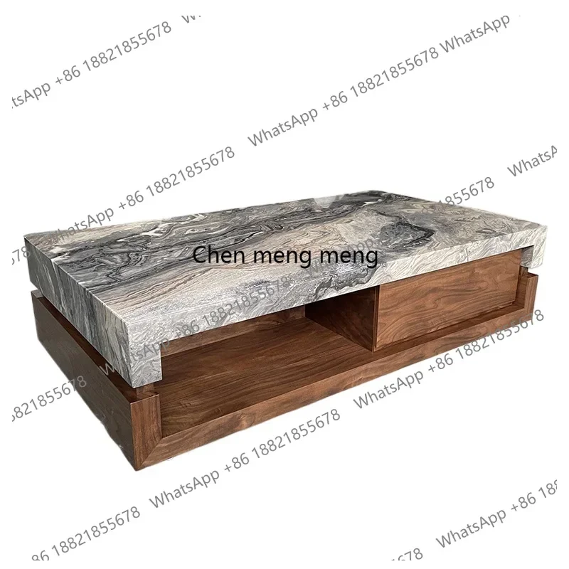 Wooden Beauty Coffee Table Large Salon Events Lazy Minimalist Save Space Design Side Table