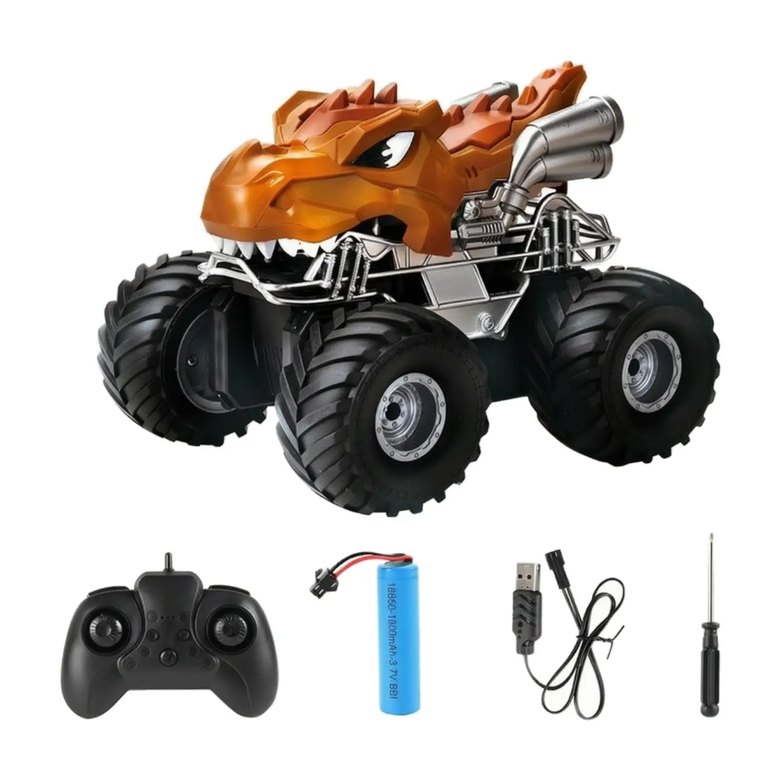 Water Spraying RC Truck for Boys Remote Control Amphibious Car Toy All Terrain Monster