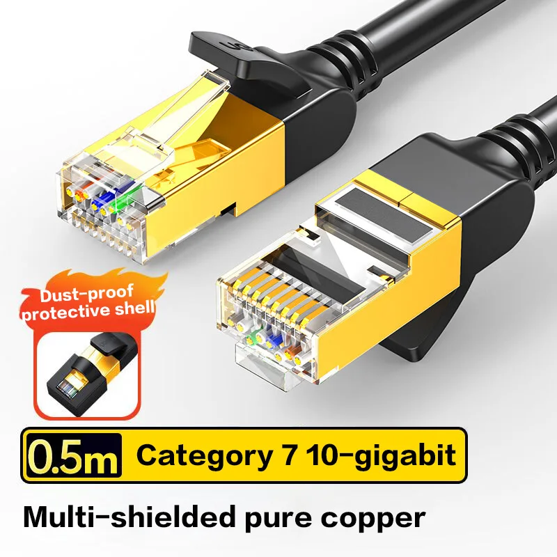 UGREEN Cat 7 Ethernet Cable High-Speed Cat7 Ethernet Cable Cat7 RJ45 Network LAN Cable 10Gbps 600MHz Super Speed