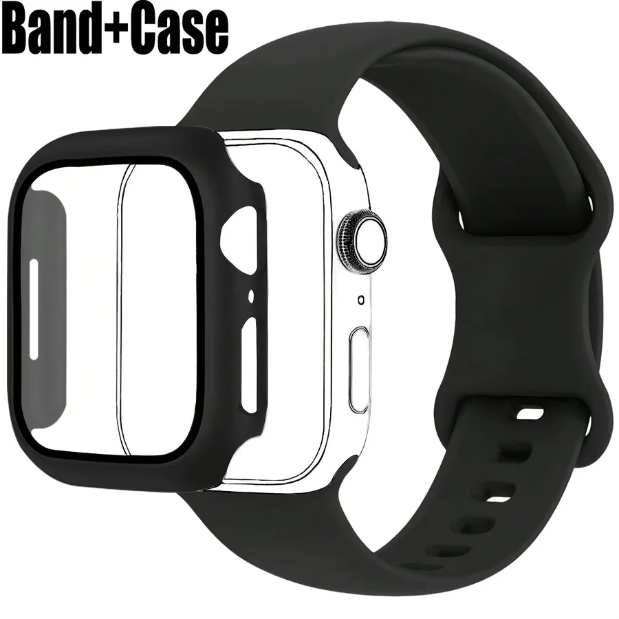 

2 шт. в комплекте: чехол и ремешок — ультратонкая защитная пленка из закаленного стекла, регулируемая, удобная.