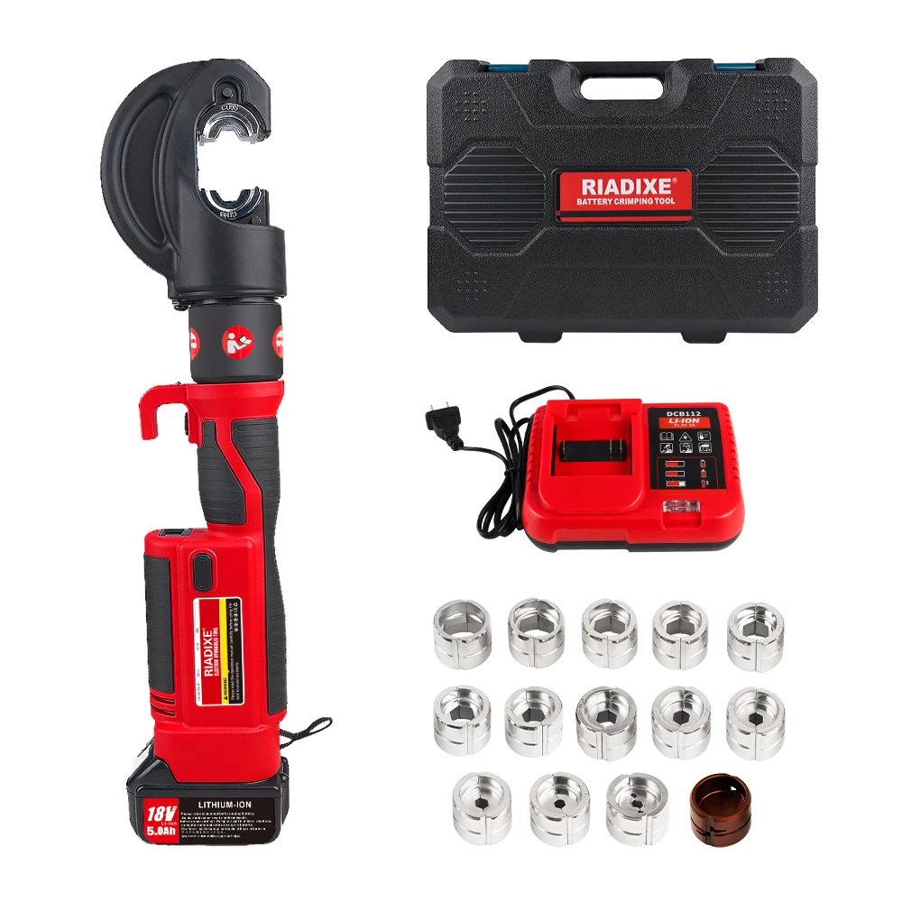 

GES-400B Battery Powered Hydraulic Cable Electric Hydraulic Wire Cable Crimping Tool Electric Cable Lug Crimping Tool