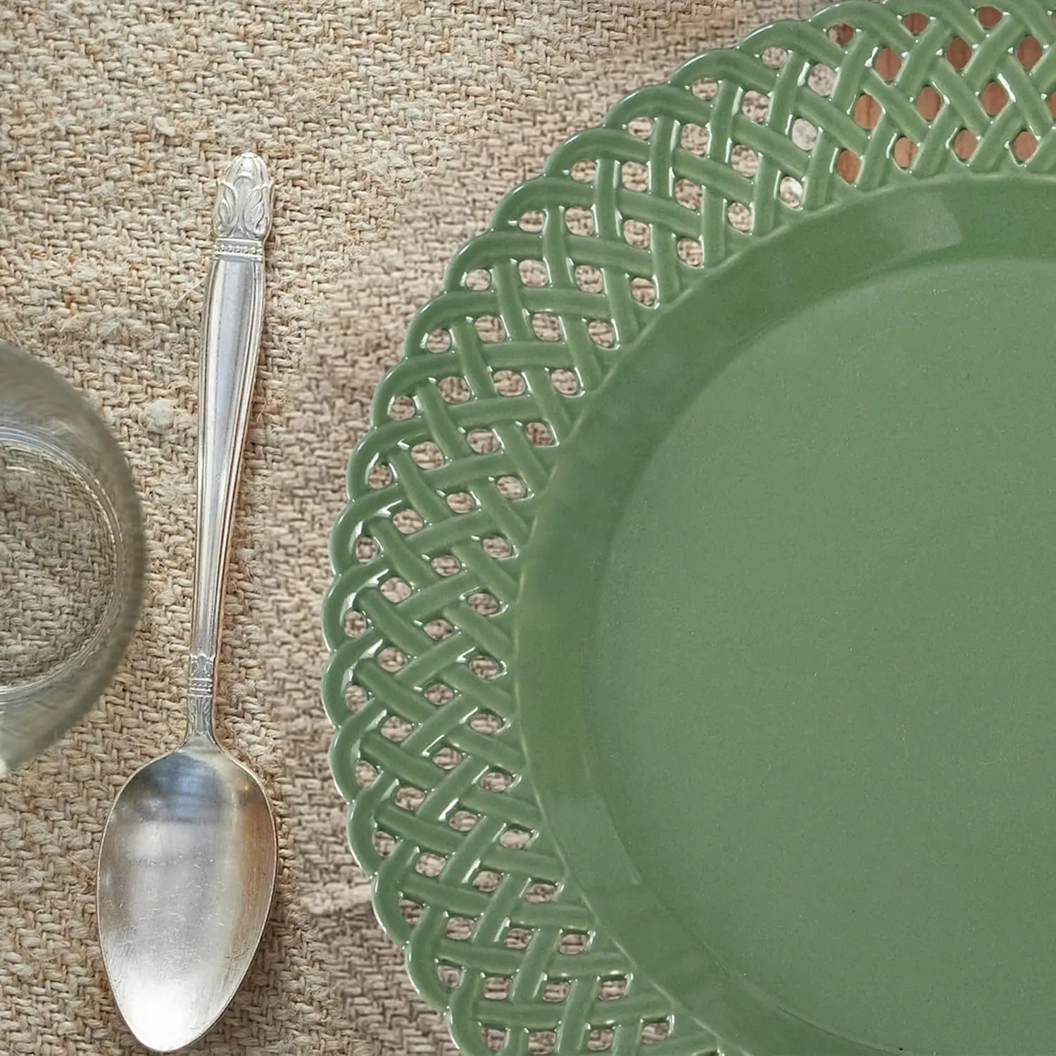 أطباق عشاء رشيقة بحافة واسعة مقاس 12 بوصة، طبق مستدير كبير جدًا، مجموعة صينية تقديم سكالوب مكونة من 4 قطع، للمطعم، كي