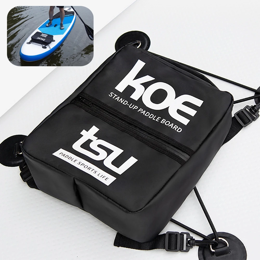 

Сетчатая Сумка для хранения с подставкой, водонепроницаемый карман на стойку, с фиксированной пряжкой, Аксессуары Для Каяка