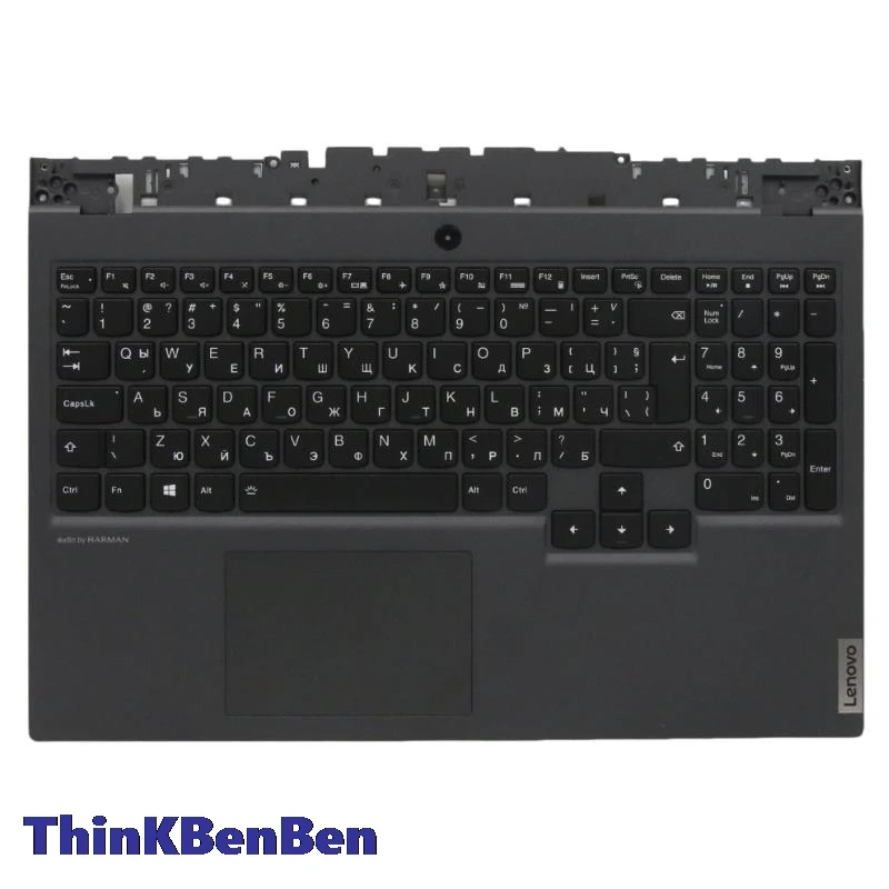 BG Bulgaria Black Keyboard Upper Case Palmrest Shell Cover For Lenovo Legion 5 15IMH05 15ARH05 H Y7000 R7000 2020 5CB0Z26800