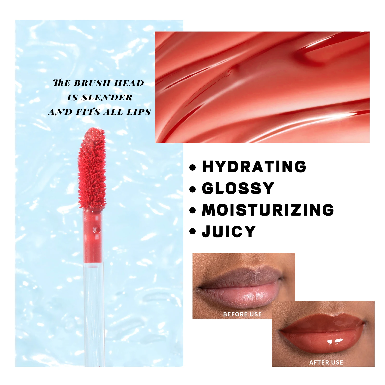 Clubday Schoonheid Natuurlijke En Langdurige Water Geglazuurde Lip Glazuur Hydraterende Spiegel Hydraterende Lipkleur Vrouwen Cosmetica