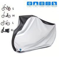 Bicycle Cover Waterproof Outdoor Bike Cover Rain Sunshade Snow Dust Windproof with Lock Holes for Mountain Road Heavy Duty Bikes