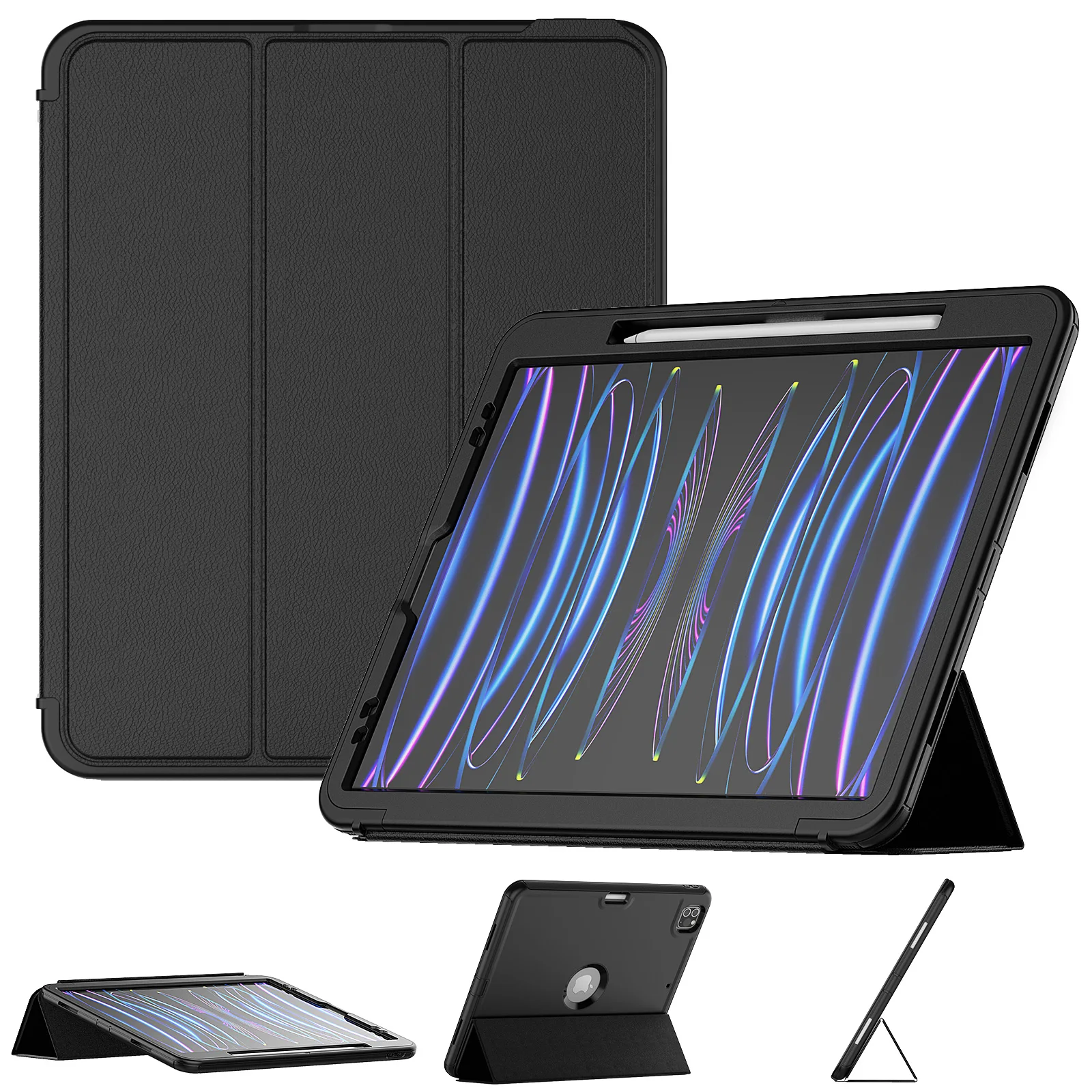 

Smart Case for For iPad Pro 12.9 6th 2022 generation Stand Cover For iPad 10th 10.9 2022 Gen Shockproof Protective Shell