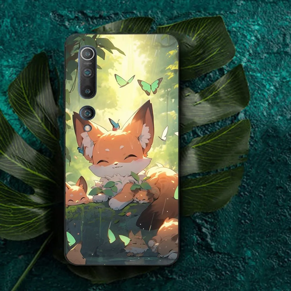 Cute Cartoon Animal Fox Phone Case For Redmi Note 4 X 5 A 6 7 8 T 9 9S 10 11 11S 11Epro Poco M3 pro image 6