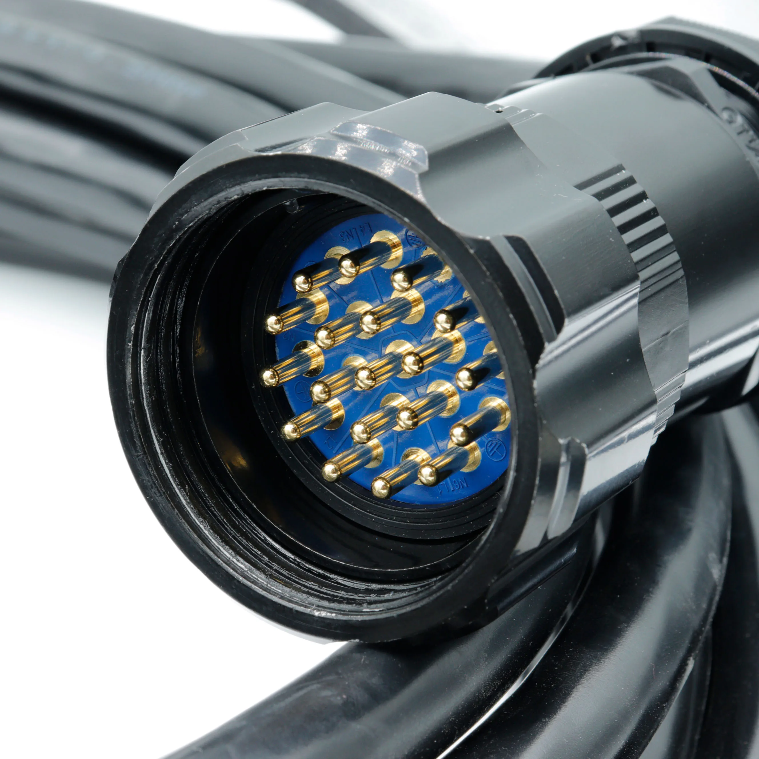 Konektor Socopecx 19 Pin Jantan Betina Rakitan Konektor Sirkuler Soco untuk Pencahayaan Panggung