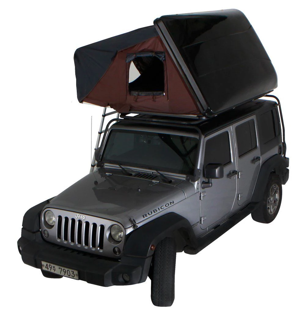 Black Hard Shell Car Rooftop Tent Automatic Opening Camping  tents outdoor  casa de campaña