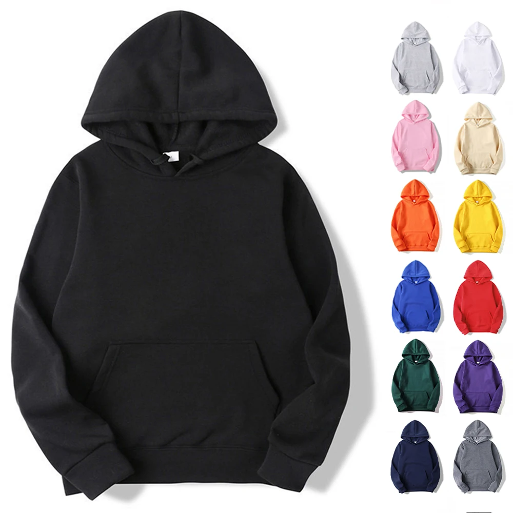 Sudaderas con capucha de lana informales Para Hombre, venta al por mayor, Jersey blanco liso, Sudadera con capucha, sudadera barata Unisex con capucha, Polerones Para Hombre