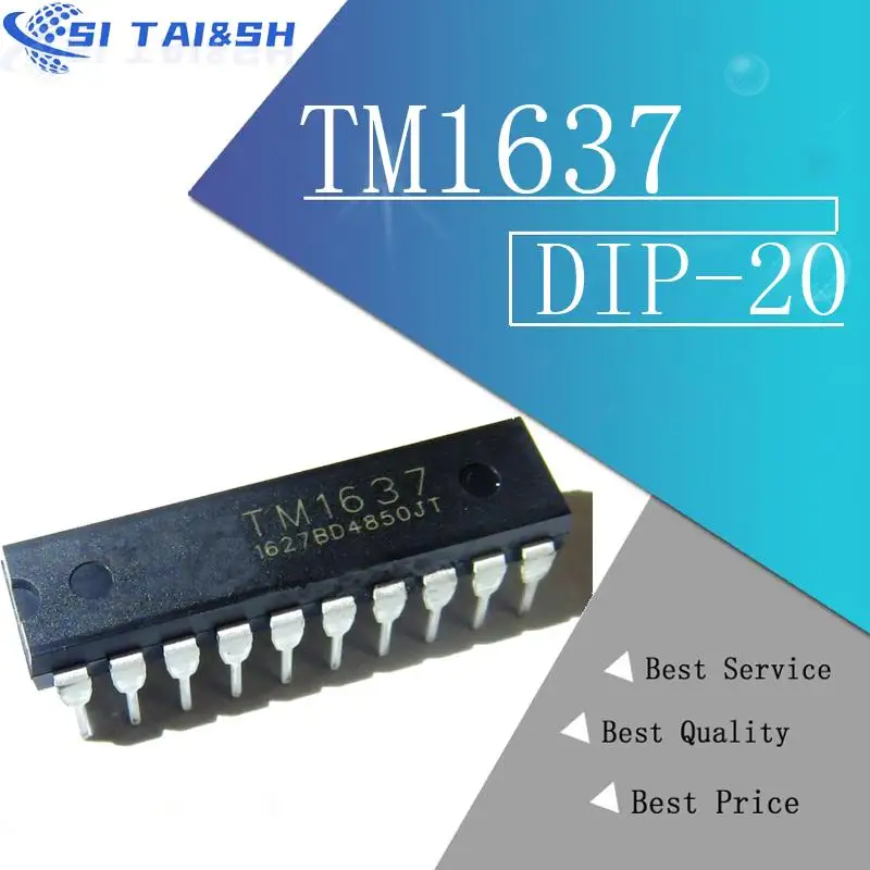 5pcs TM1637 DIP-20 1637 DIP DIP20 integrated circuit