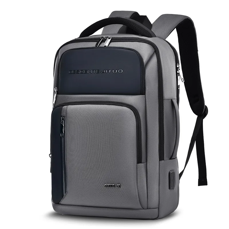 Sac à dos de luxe USB multifonctionnel pour hommes, sac pour ordinateur portable, sac à dos de voyage, sac à main pour étudiants, sac à livres, mode 2024