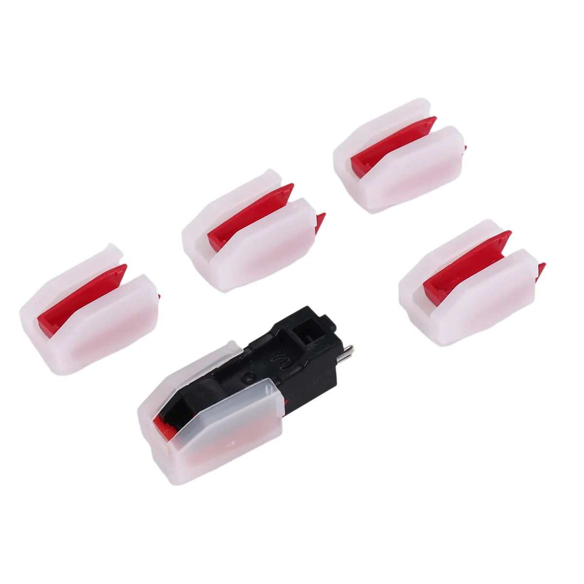 Efficient 1 PC Record Player Cartridge with 4 PCS Diamond Stylus Replacement