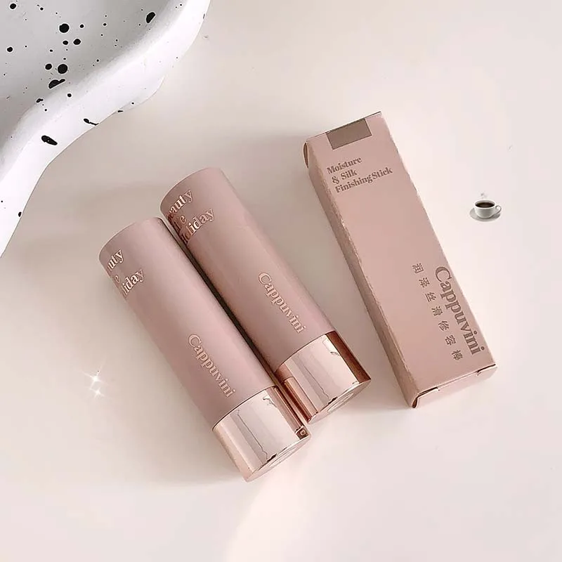 Bastone per contorno in velluto, ombretto singolo, naso opaco, formula sfumabile senza cuciture per donna e ragazza, definizione naturale del viso