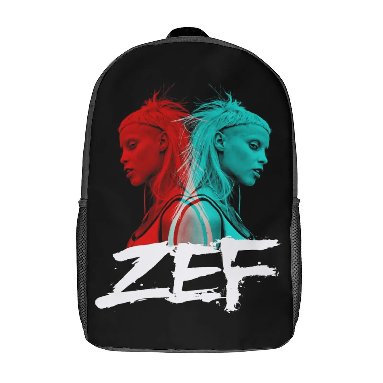 

Zef Lifestyle Die Antwoord Cool No Regrets Yolandi A Visser Ninja 3 in 1 Set 17 Inch Backpack Lunch Bag Pen Bag Durable Rucksac