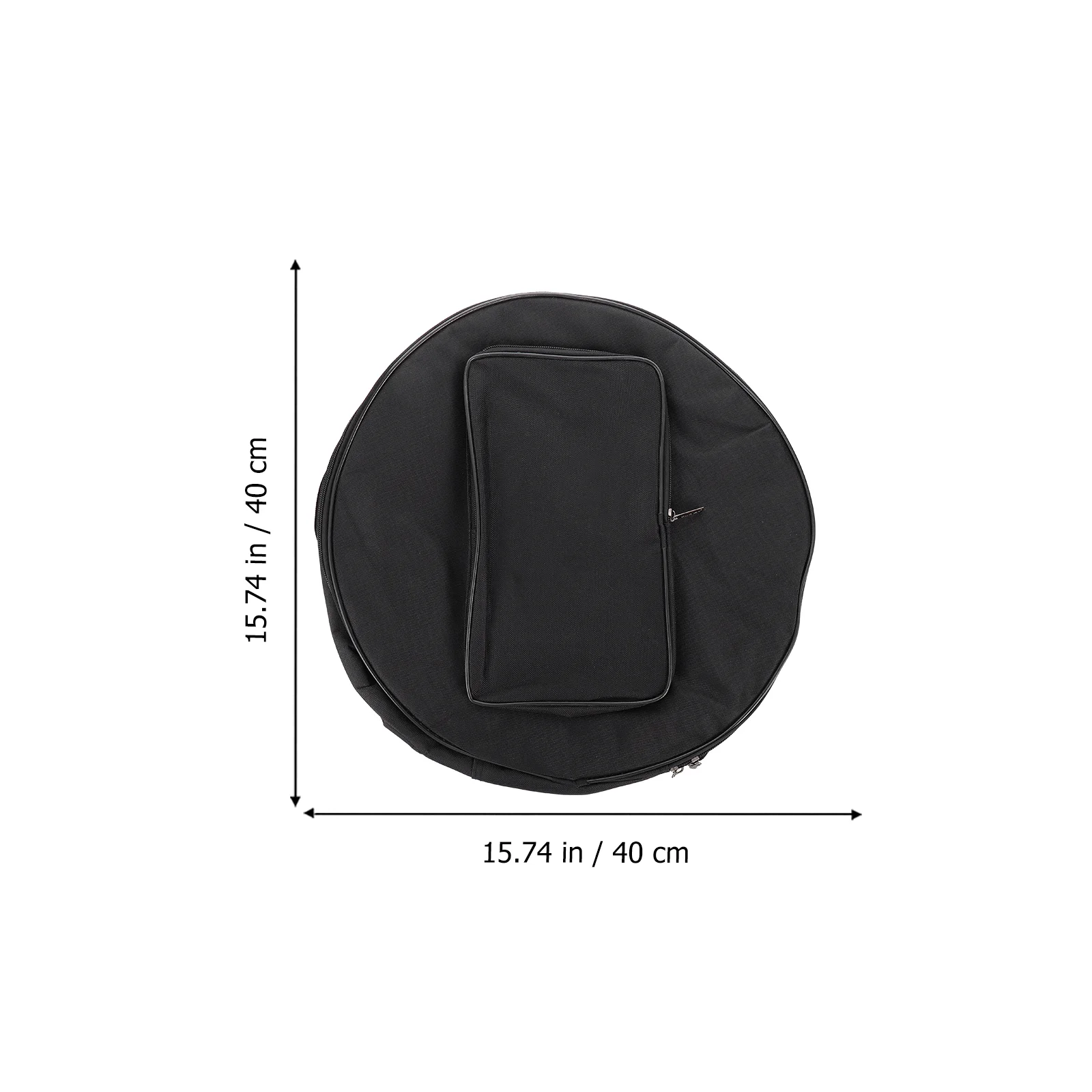 13 -14 Snare Drum Bag Percussion Instruments Accessories Padded Single Layer Case Backpack Black Gig Travel