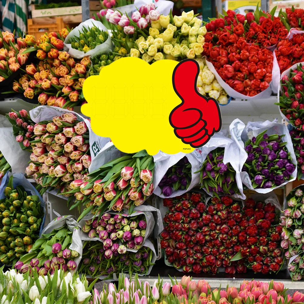 

20pcs Price Burst Shape Bright Color Retail Price Label Tags Store Garage Sale Supermarket Signs Paper Tags Cards