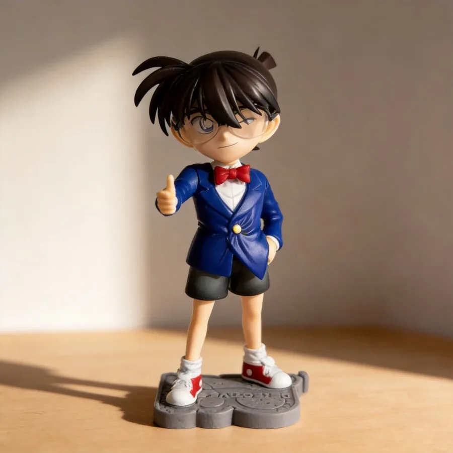 Conan & Haibara Ai & Kaito Kid (Detective Boys) Anime Model Figure from Detective Conan - 14cm Collectible Mod