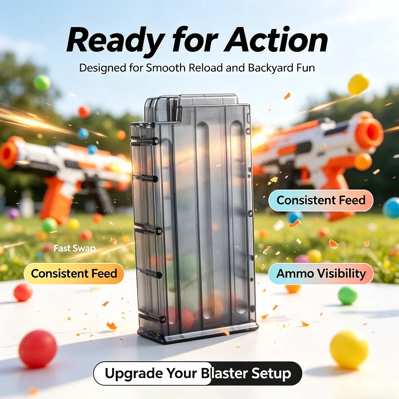 Simulated Gold Plastic Shell Ejecting Components Storage Box Hobby Model DIY Accessories