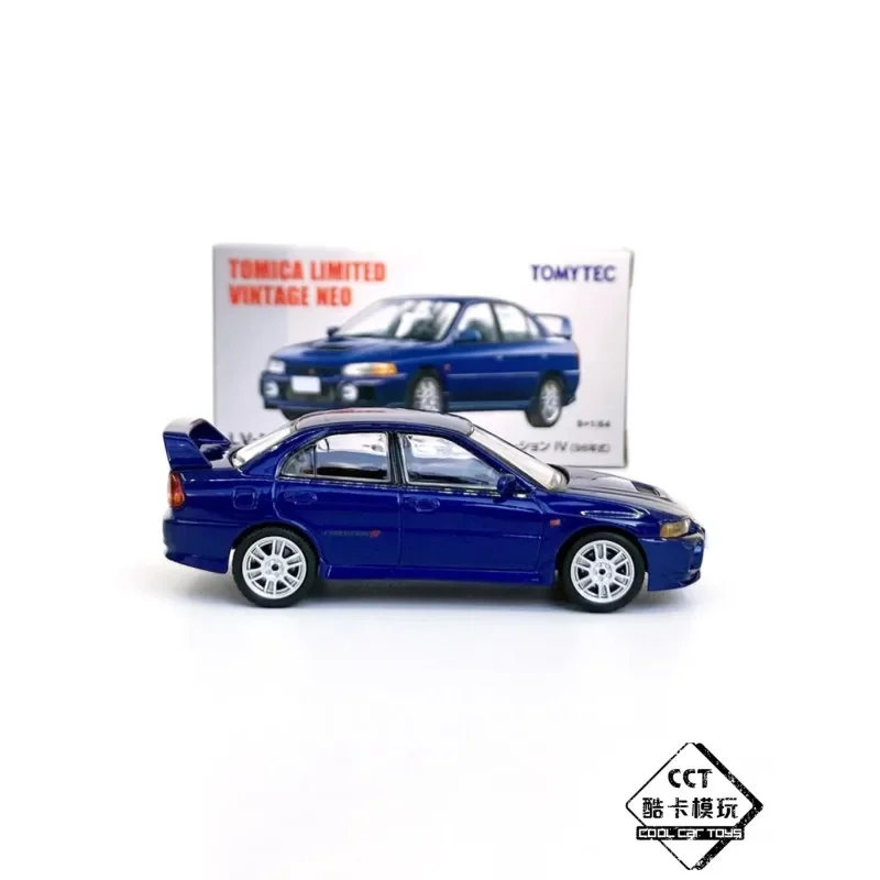 TAKARA TOMY TOMICA TLV-N186e1/64 Mitsubishi EVO alloy simulation model, children's collection toys, gifts for children.