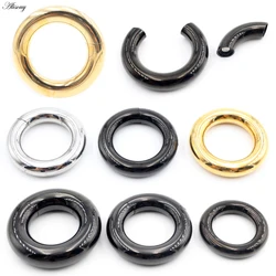 Alisouy 1PC Stainless Steel Circle Round Ear Weights Hook Heavy Expander Stretcher Plugs Gauges Earrings Body Piercing Jewelry