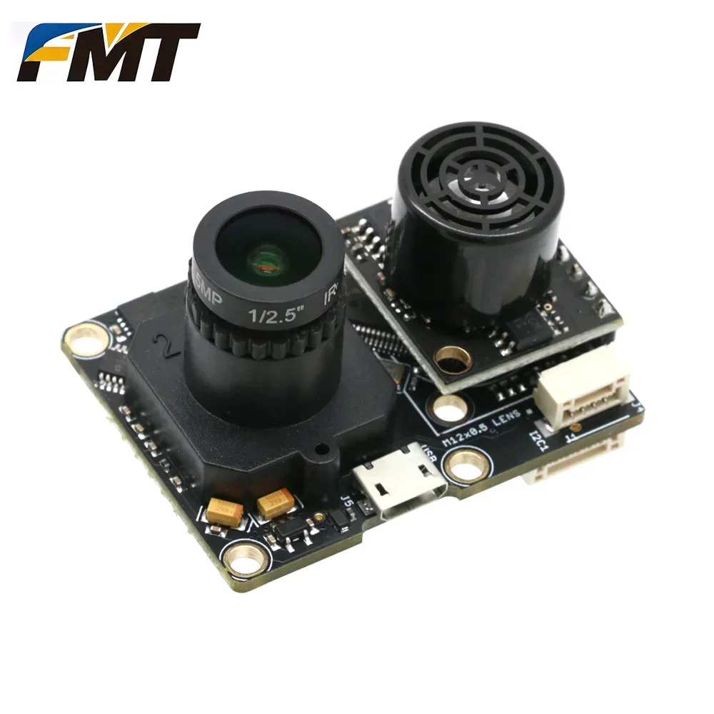Sensor de Fluxo Óptico FMT .PX4FLOW V1.3.1, Câmera Inteligente, Módulo Sonar Versão MB1043