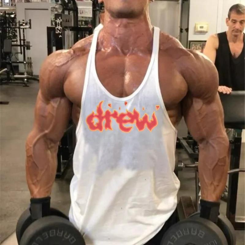

Hommes Stringer Bretelles Fines - Vêtements Fitness Musculation, Y-Dos Coton, Hauts Gym Entraînement, Maillots Sportifs