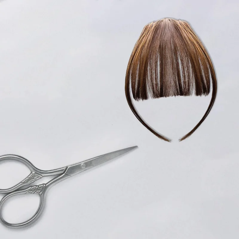 1pcs Clip in Air Bangs Wispy Hair Bangs Fringe with Hairpieces Air Bangs Fringe for women Everyday Wear