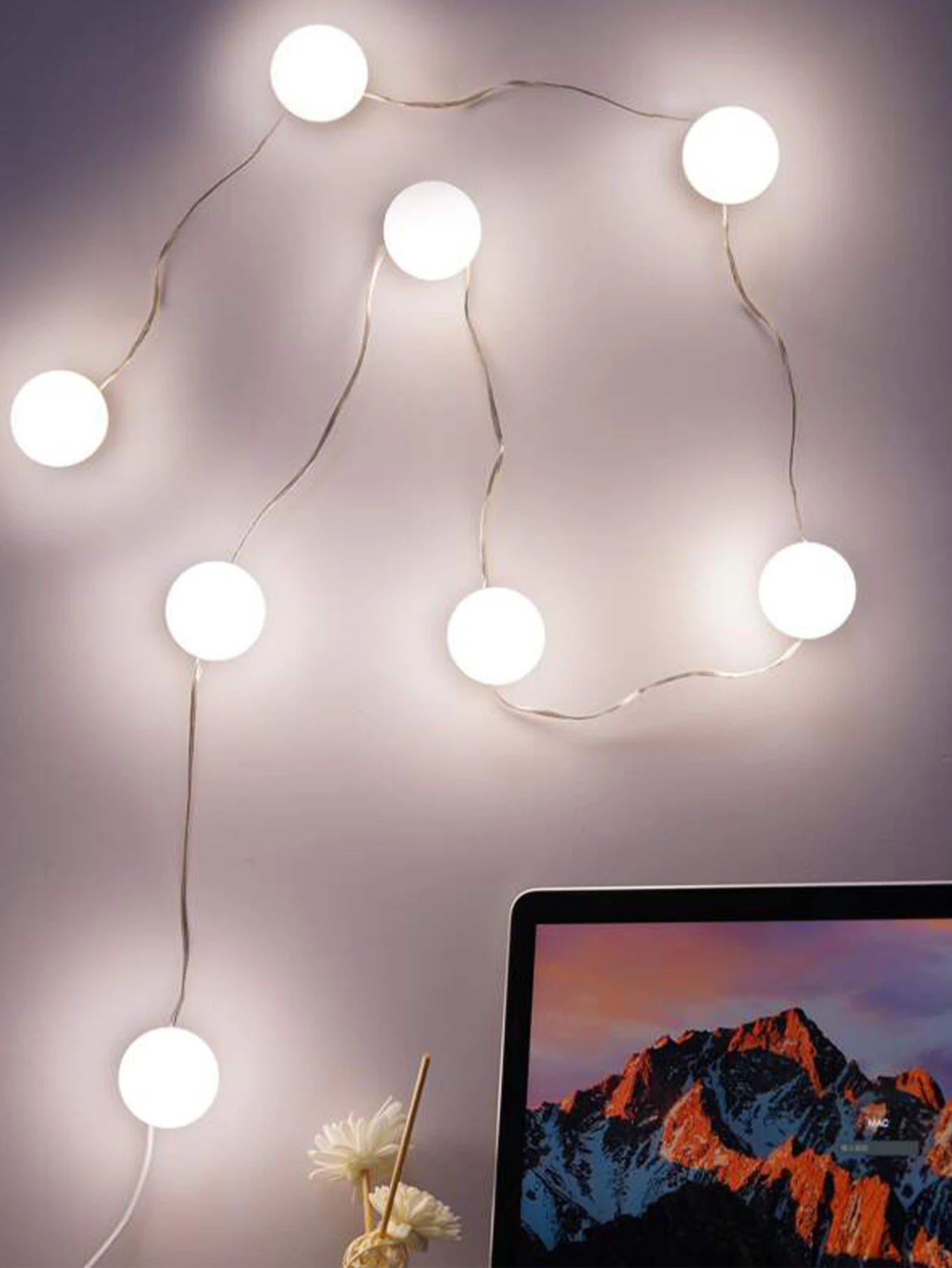 LED Makeup Mirror Light Bulbs USB Charging Vanity Makeup Mirror Lights Bathroom Dressing Table Lighting Dimmable LED Wall Lamp