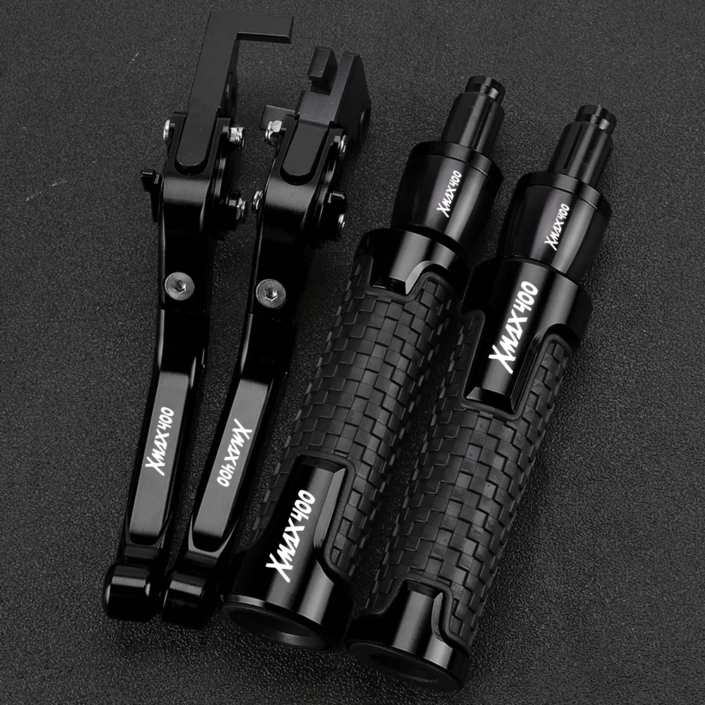 

For YAMAHA XMAX 400 XMAX400 2017- 2023 X-MAX400 Handlebar Handle Bar Grips Motorcycle Accessories Adjustable Brake Clutch Lever