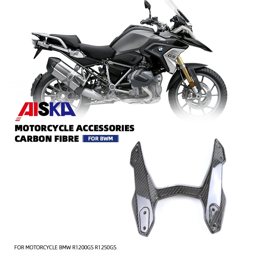 100% Carbon Fiber Motorcycle Wind Shield Bracket Windshield decorative strip fairing For BMW R1250RS R1200GS  2021 2022 2023