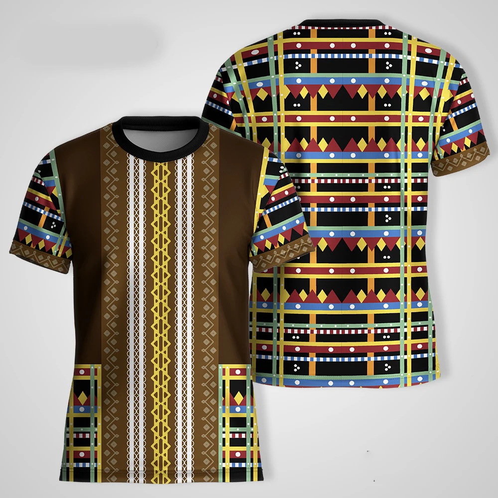 

Men's Clothing 3D Printed T-shirts For Men And Women In Ethnic Style Retro Short-sleeved Large T-shirts Harajuku Y2k T-shirts