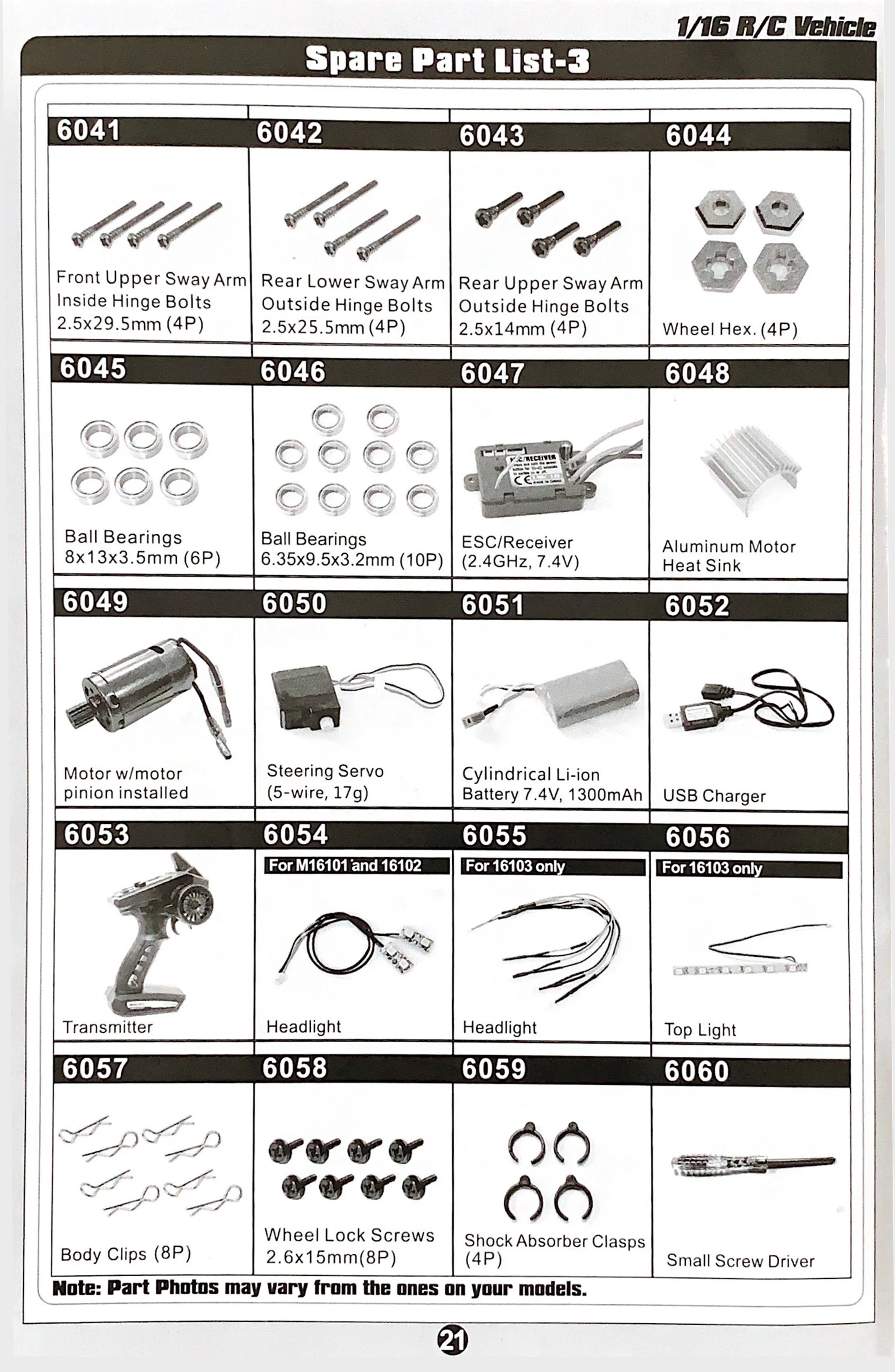 High speed RC vehicle multi part accessories suitable for S140 High speed RC off-road vehicle spare parts