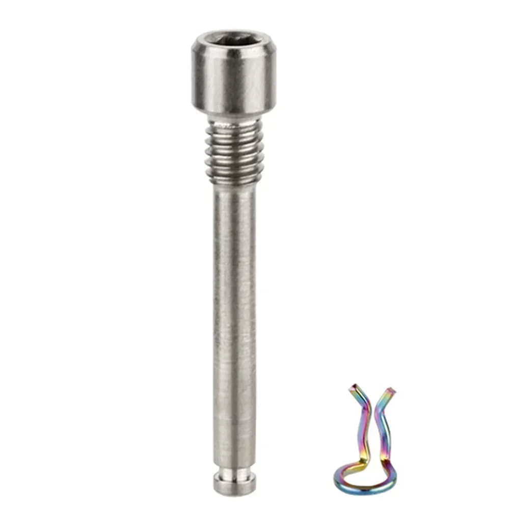 Boulon de plaquette de frein à disque de vélo, broche en alliage de titane, vis d'étrier de remplacement, boulons de cyclisme, accessoires de vélo
